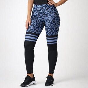 Bombshell Sportswear SCRUNCH
THIGH-HIGHS Blue Leopard Size Medium